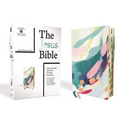 The Jesus Bible Artist Edition, Niv, Leathersoft, Multi-Color/Teal, Thumb Indexed, Comfort Print ... | Target