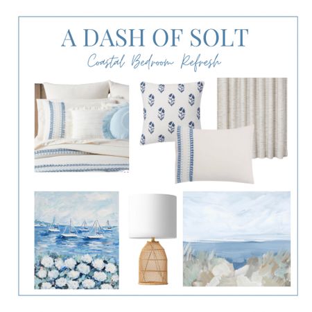 My new curtains have me shopping for new bedding and coastal artwork! Found this super cute blue and white striped comforter with fringe detail at Target! 

Coastal bedroom, coastal style, coastal decor, coastal artwork, coastal bedding, timeless decor, blue and white decor, pillows, bedding, Target, Target bedding 

#LTKhome #LTKFind #LTKunder100