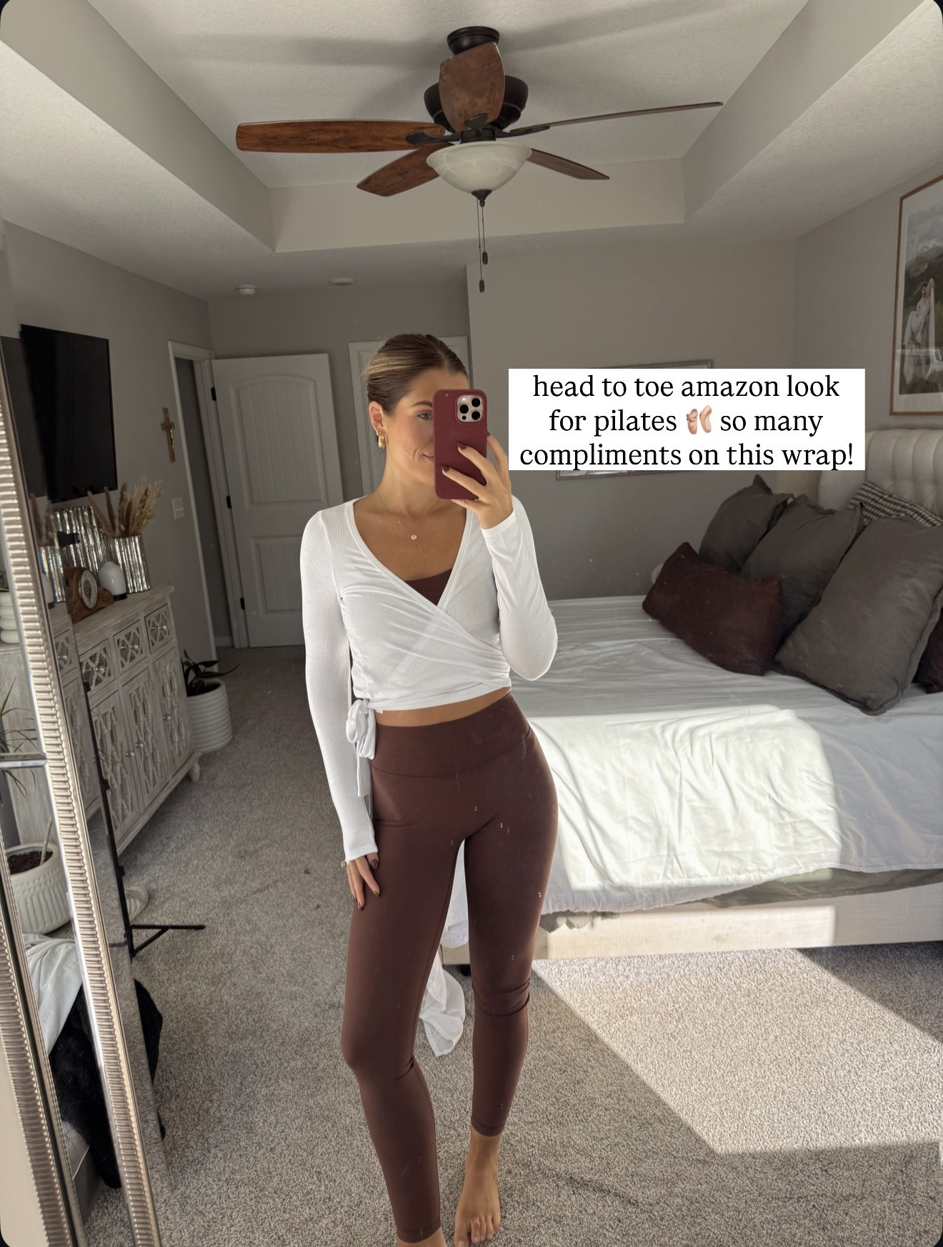 leggings come in tall! size small in top and small long in leggings - color is cocoa

#LTKfitnessgoals #LTKHoliday #LTKCyberWeek