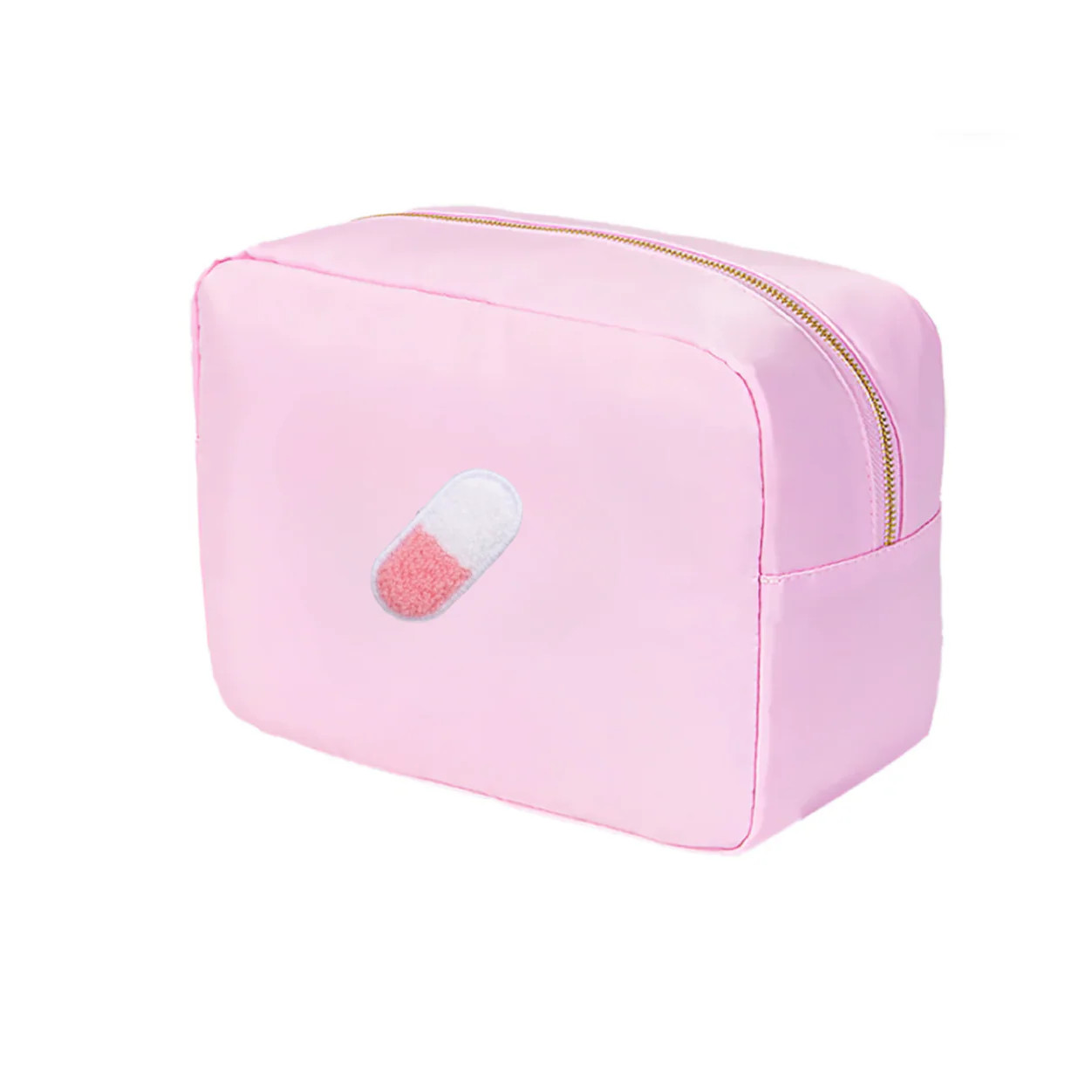 XL Pink Pill Beauty Bag | bloc bags