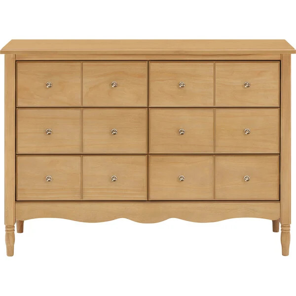 Liberty 6-Drawer Assembled Dresser, Honey | Maisonette