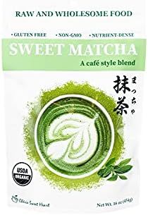 Organic Sweet Matcha Green Tea Powder, Cafe Style Blend by Cherie Sweet Heart (16 oz) (packaging may | Amazon (US)