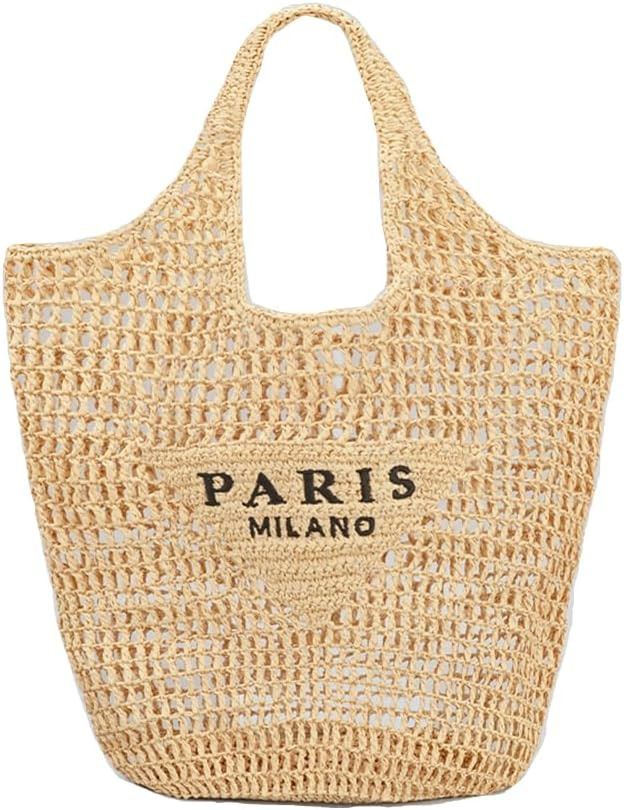 Covelin Women's Handwoven Straw Tote Bag – Lightweight, Large Capacity Boho Beach Bag | Amazon (US)