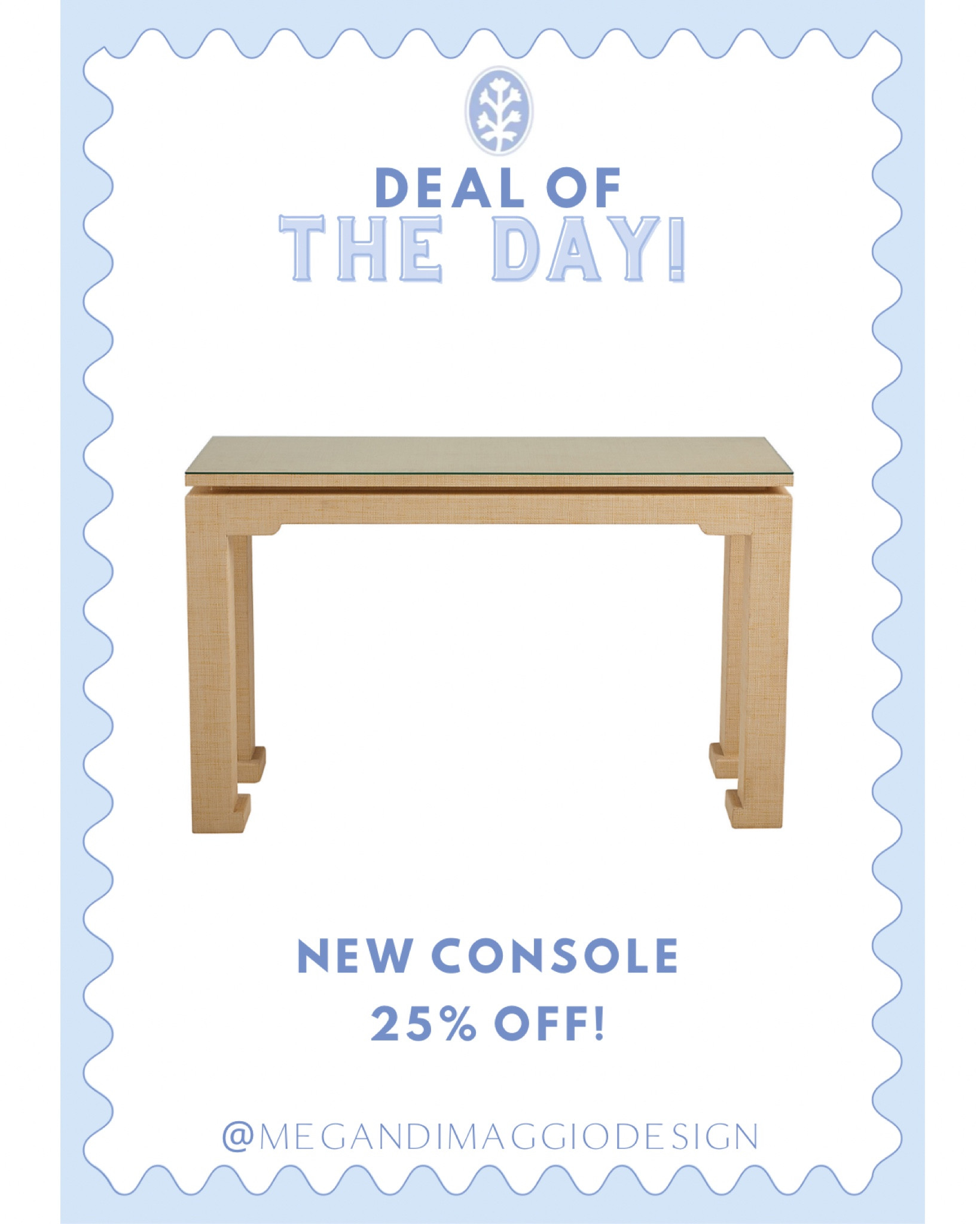 Wow!! Love this brand new grass cloth console table with glass topper!! 😍 Snag it now for 25% OFF during this weekends Presidents Day sale!! 🙌🏻

#LTKsalealert #LTKSpringSale #LTKhome