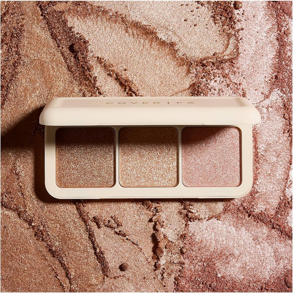 COVER FX Custom Enhancer Highlighter Makeup Palette - Buildable Illuminating Highlight - Use on E... | Amazon (US)
