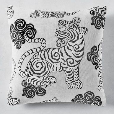 Bengali Pillow 22" - Black Giftsforher giftsforhim amazon gifts giftguide walmart home inspo | Z Gallerie