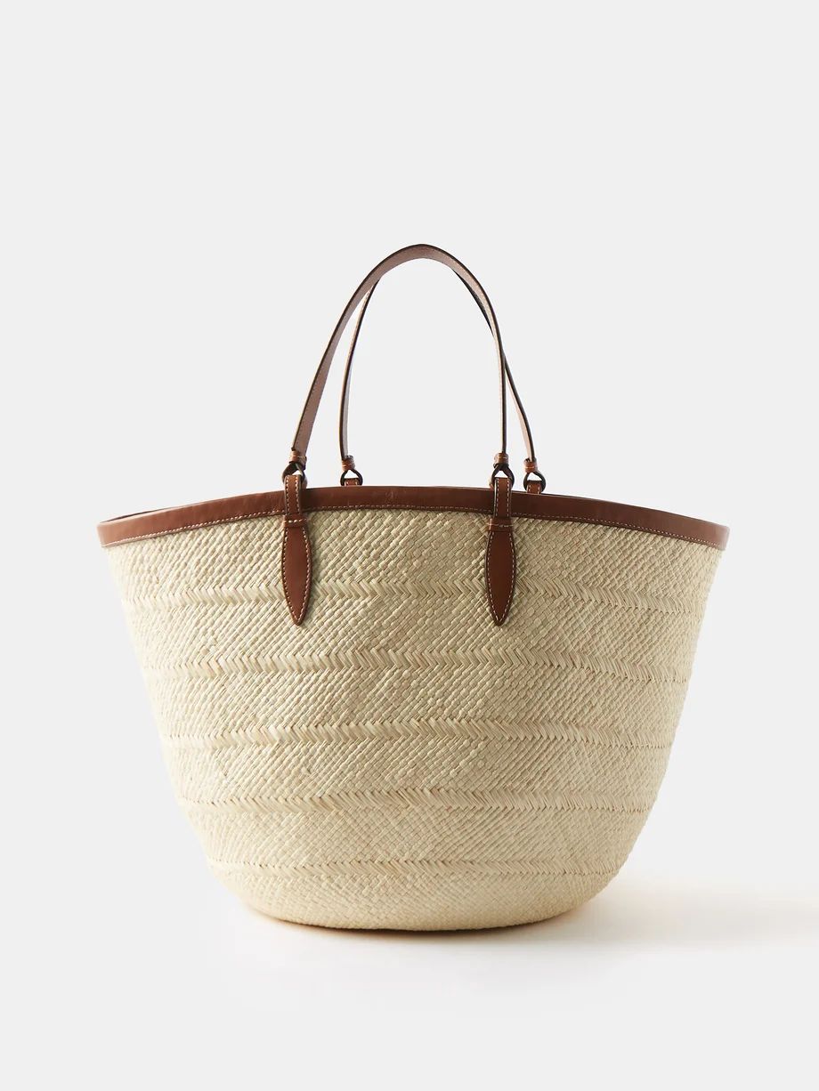 Medium Iraca-woven basket bag | Hunting Season | Matches (US)