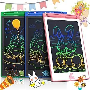 BAVEEL 3 in 1 Pack LCD Writing Tablets for Kids, Toddler Girls Boys Birthday Christmas Gifts, 8.5... | Amazon (US)