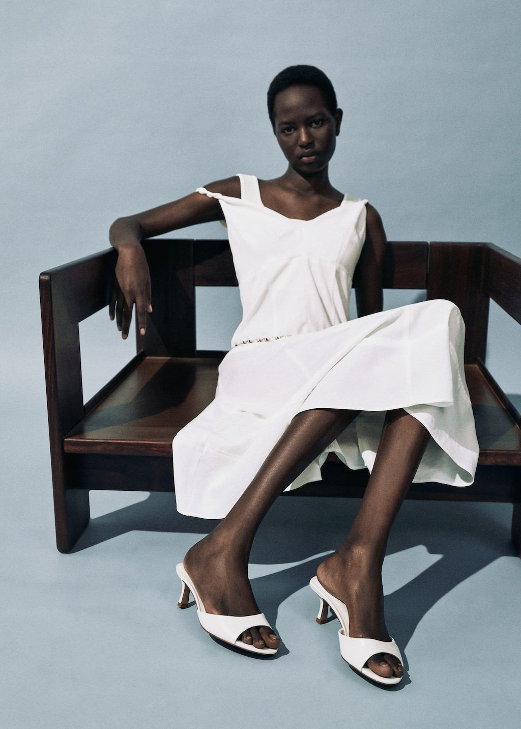 Kitten-heel sandals with strap - Women | MANGO USA | Mango (US/MX/AU)