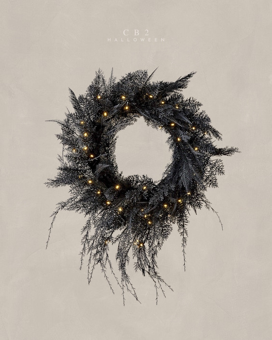 Faux cypress pre lit Halloween wreath

Cb2 Halloween

#LTKSeasonal #LTKHome