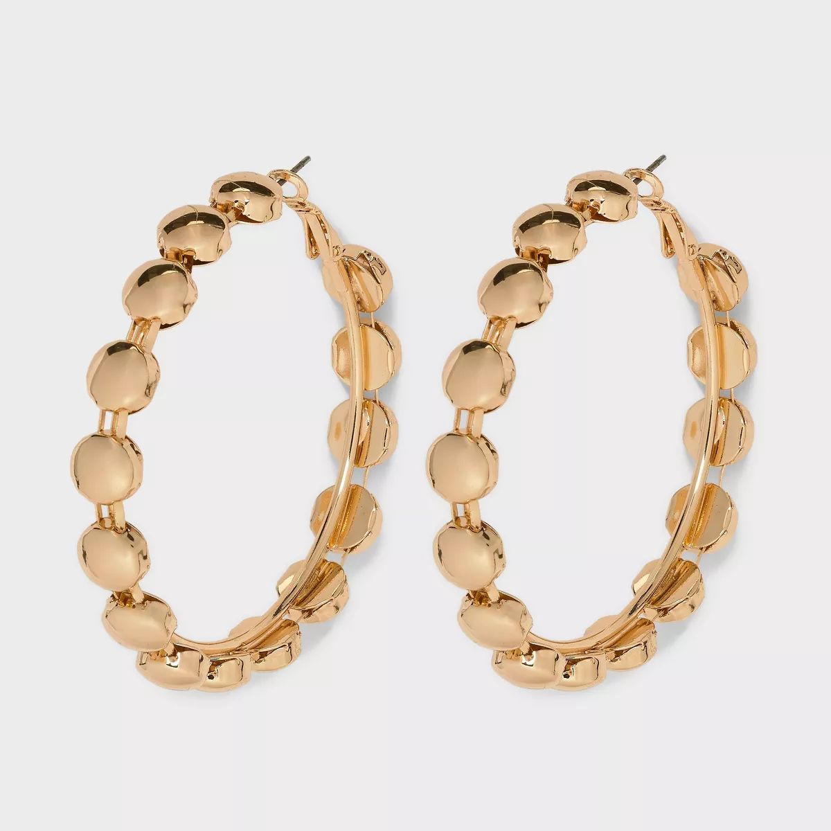 Beaded Hoop Earrings - Wild Fable™ Gold | Target