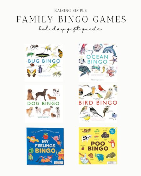 Family Bingo Gift Guide!
Our family has loved the ocean, bird, and poo bingo games! Having games that all ages can play is a plus!


#LTKfamily #LTKGiftGuide #LTKkids