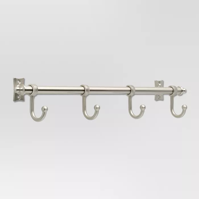 Essick Hook Rack - Satin Nickel - Threshold™ | Target