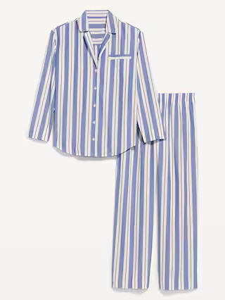 Poplin Pajama Pant Set | Old Navy (US)