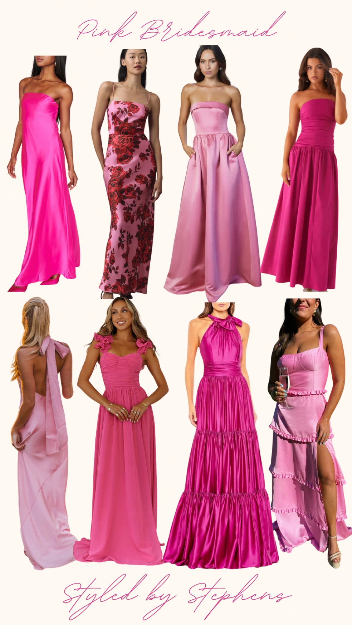 Pink wedding guest dresses! Or pink bridesmaids dresses!!

#LTKSaleAlert #LTKSpring #LTKWedding