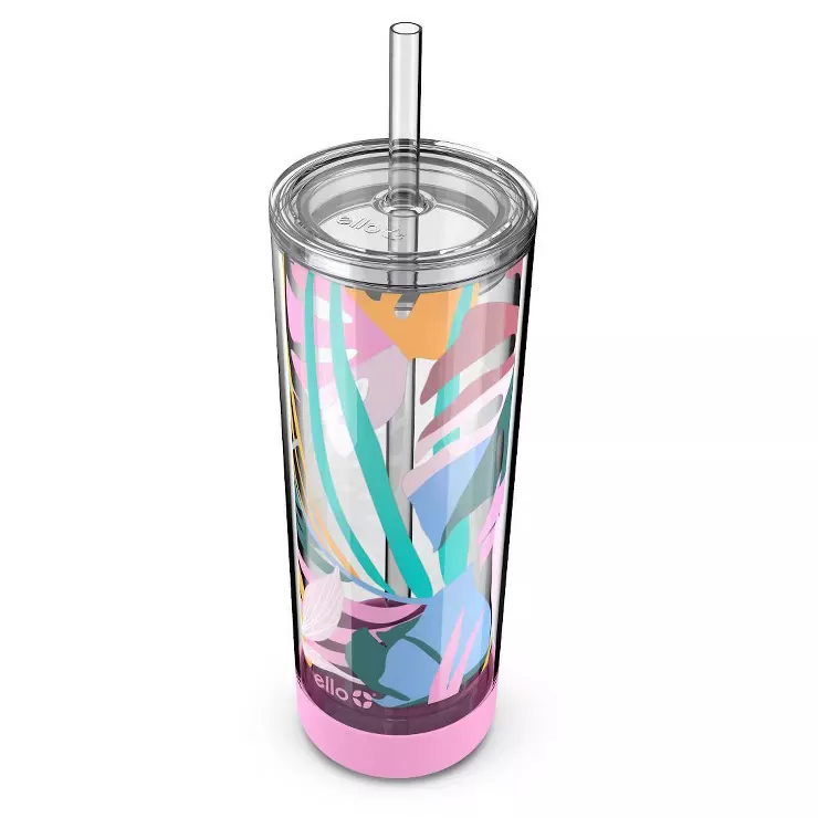 Ello Vita 20oz Stainless Steel Straw Tumbler : Target