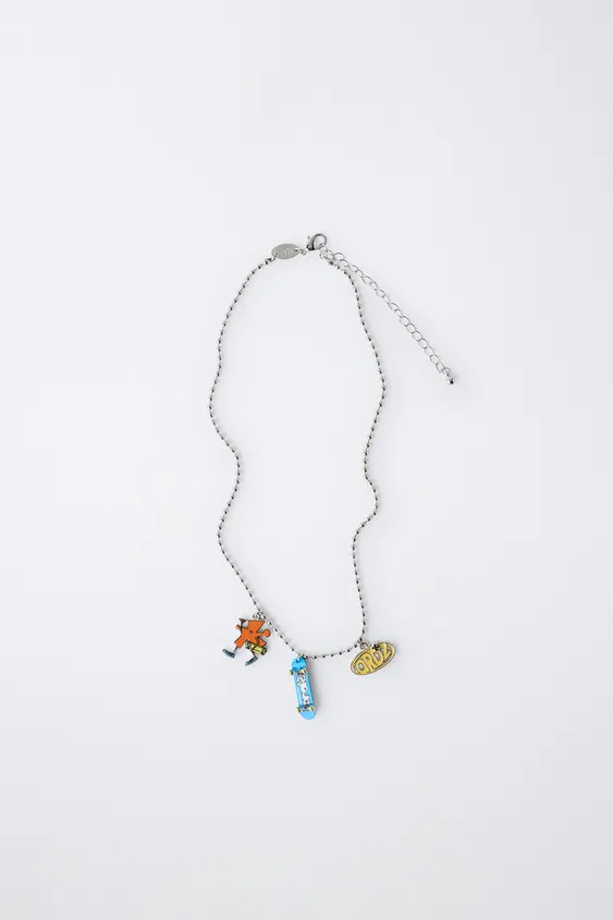 SHAPED PENDANT NECKLACE | Zara US