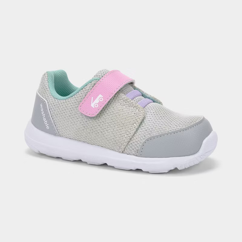Toddler See Kai Run Basics Stryker Sneakers - Gray/Silver 4 | Target
