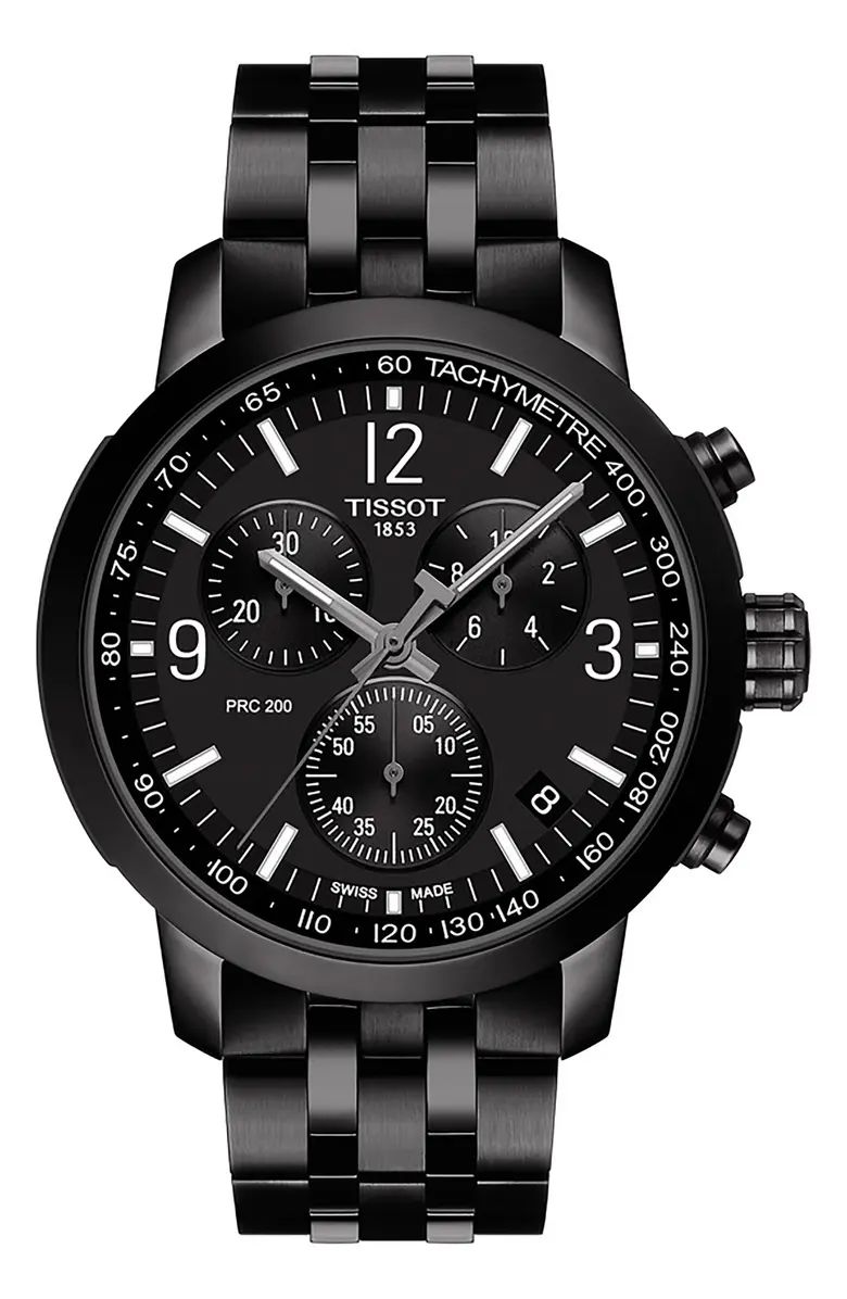 T-Sport PRC 200 Bracelet Chronograph Watch, 43mm | Nordstrom