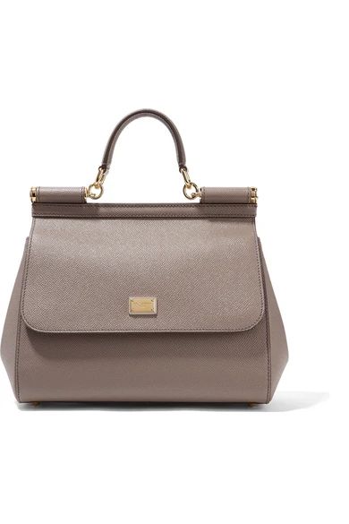 Sicily medium textured-leather tote | NET-A-PORTER (US)