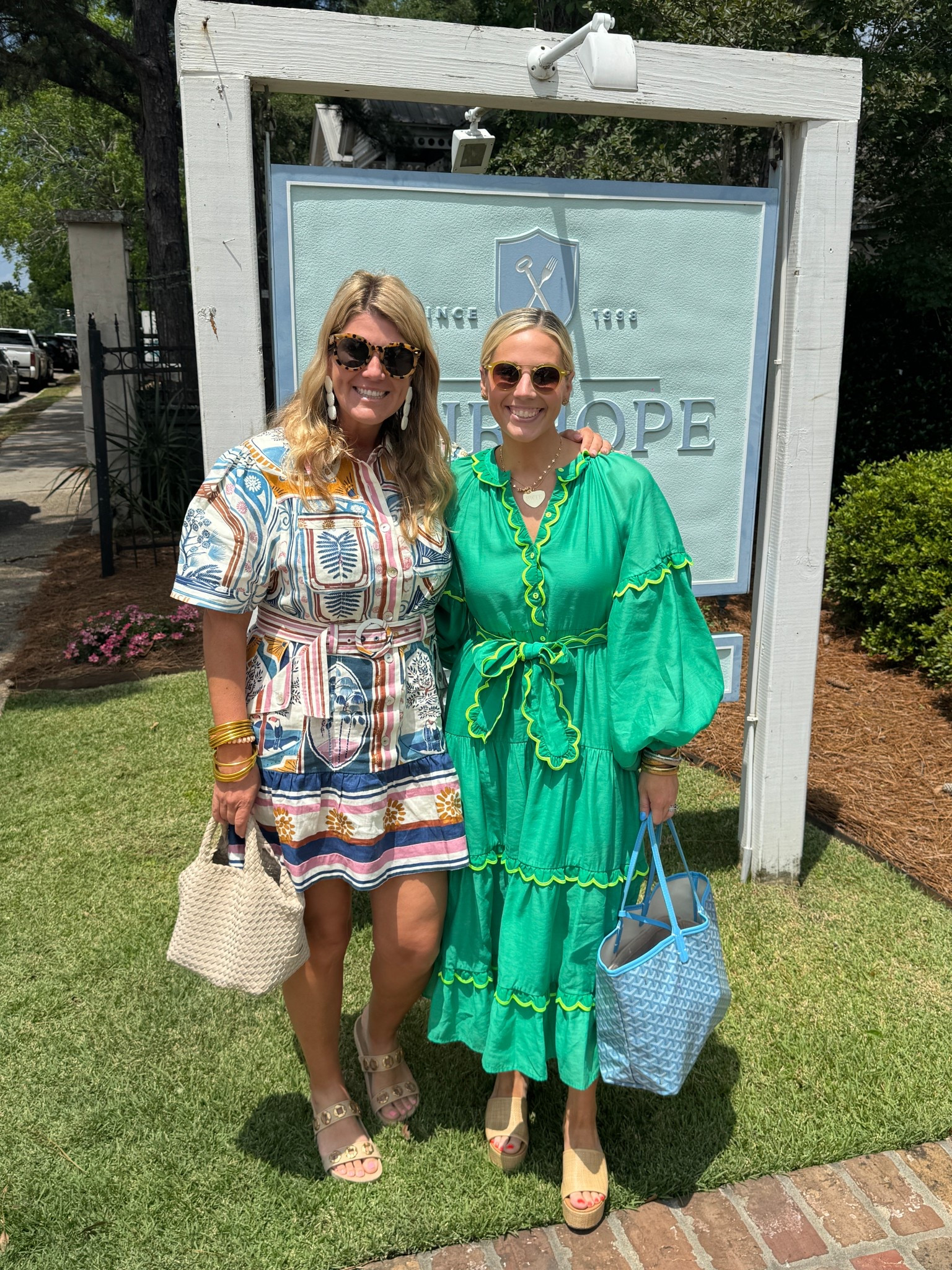 Fun girls lunch at fairhope inn! My dress is rented from Nuuly but linking below and Annie’s is farm Rio! 

#LTKParties #LTKStyleTip #LTKFindsUnder100