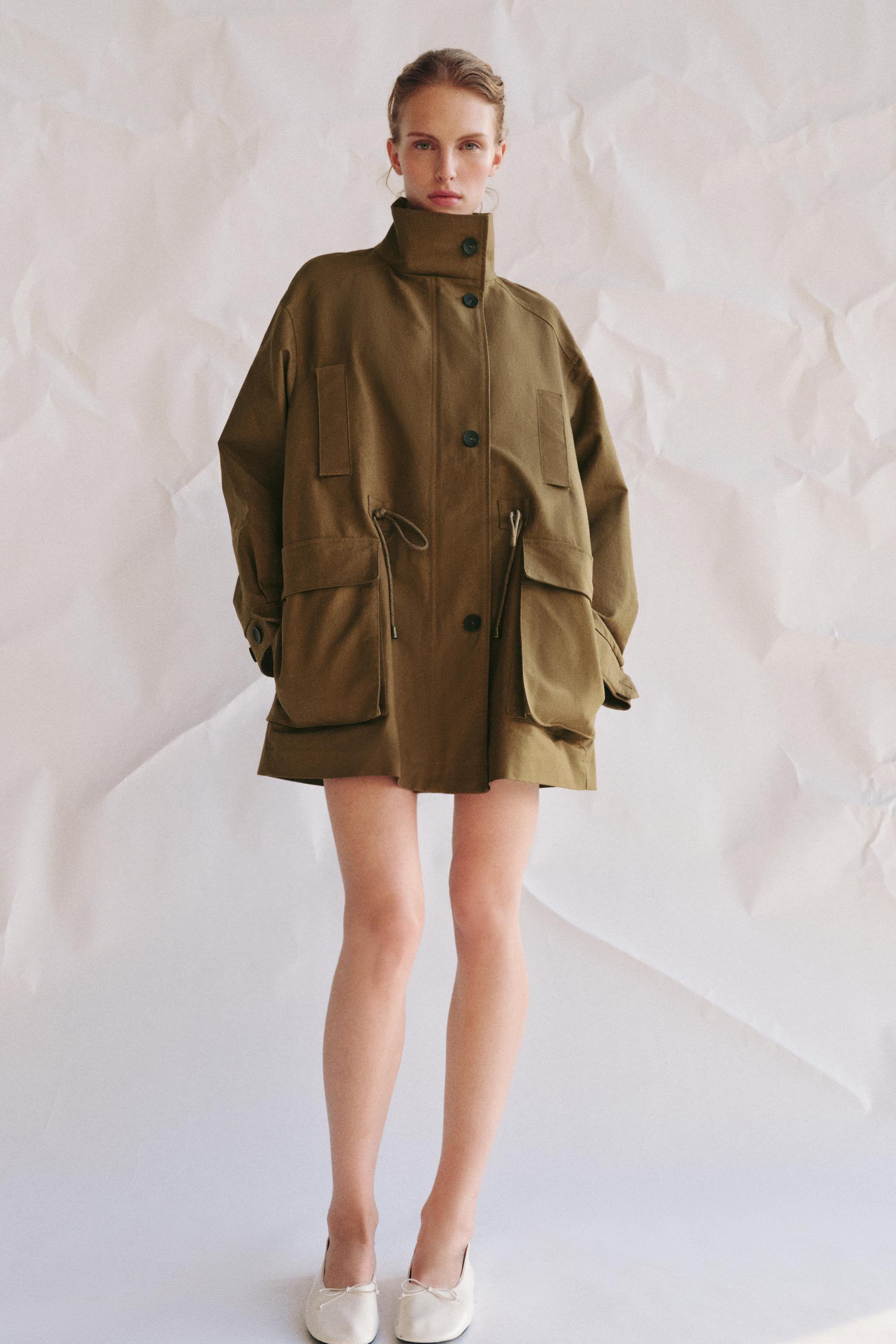 OVERSIZE PARKA ZW COLLECTION | Zara UK