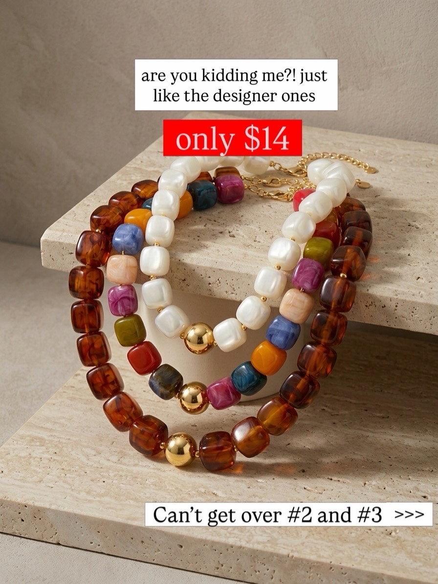 Designer dupe beaded choker

#LTKU #LTKBeauty #LTKmomlife