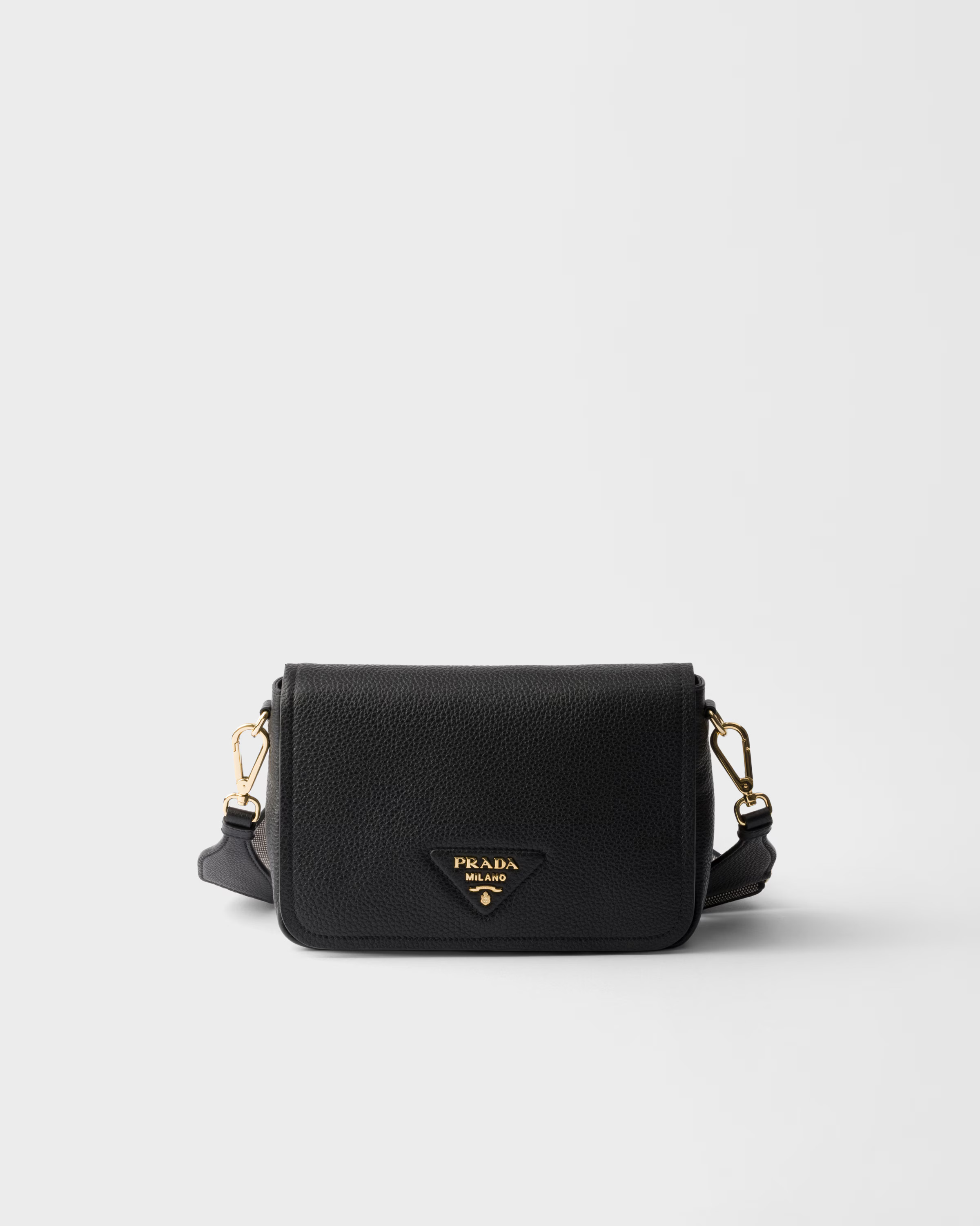 Leather shoulder bag | Prada US