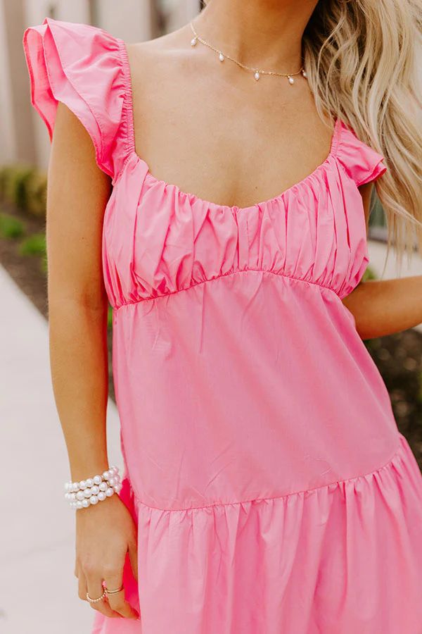 Seaside Serenity Midi In Pink | Impressions Online Boutique