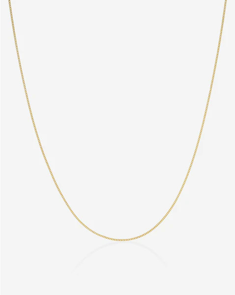 Diamond Cut Curb Chain Necklace | Ring Concierge