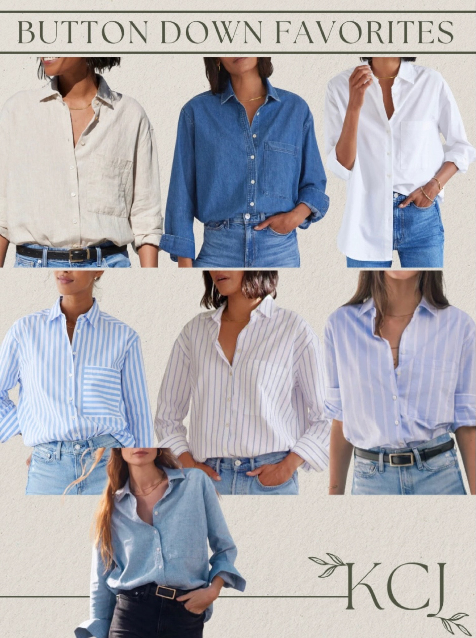button down top, white button down, denim button down, spring outfit, closet staples, capsule closet, capsule wardrobe 

#LTKfindsunder100 #LTKstyletip #LTKSeasonal