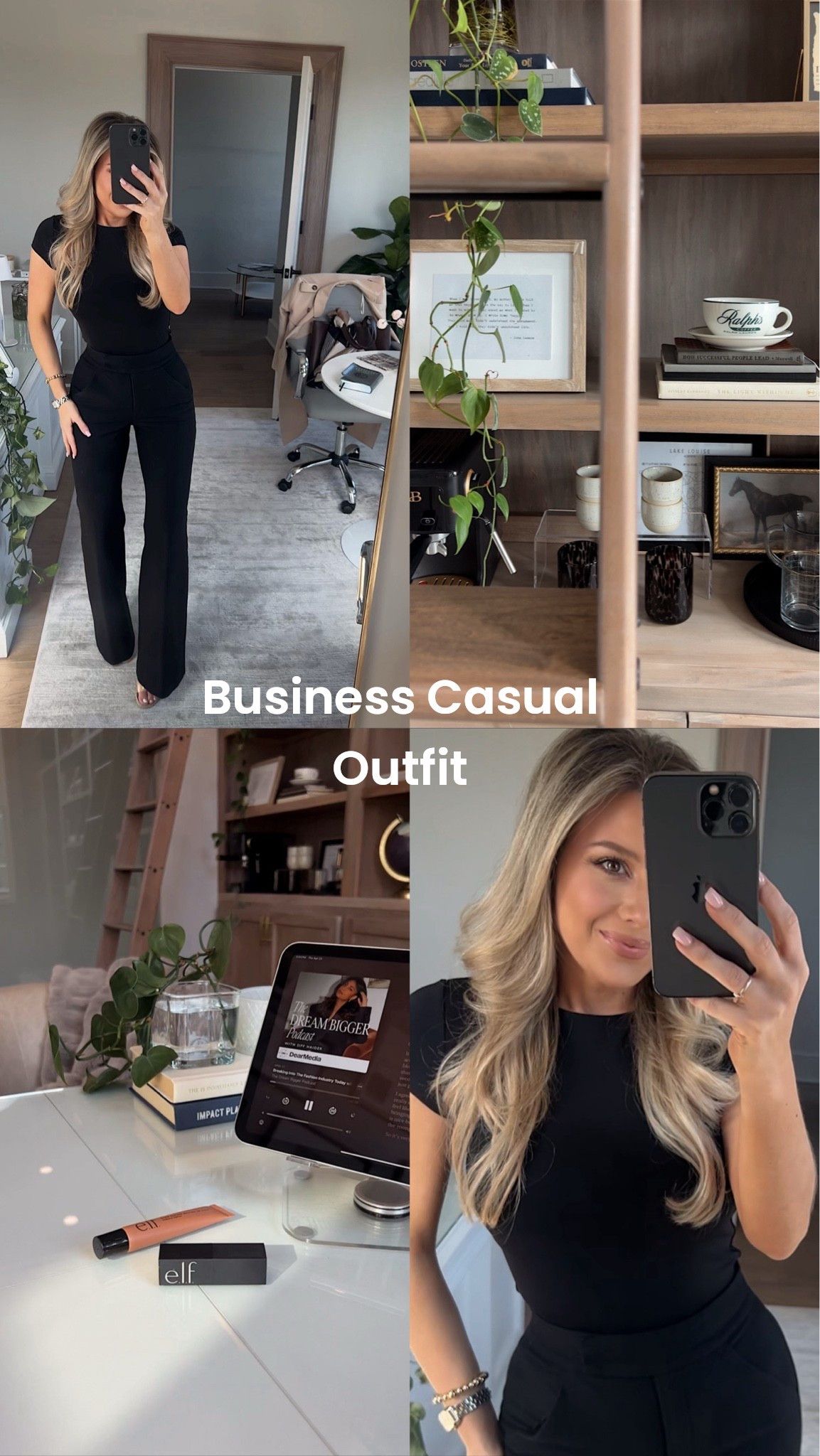 Business casual outfit that you can wear on repeat to the office!! 

Wearing size 0 R in trousers! These run pretty long so I’m wearing a heel. 
@Express 

#businesscasualworkwear

#LTKWorkwear #LTKootd