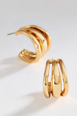 Triple Hoop Earrings | Anthropologie (US)