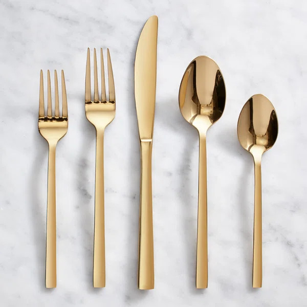 Mercury Row® Ammons Stainless Steel Flatware - Set of 20 | Wayfair North America