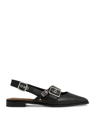 REISS Women's Lois Buckle Flat Mules  | Bloomingdale's Reiss | Bloomingdale's (US)