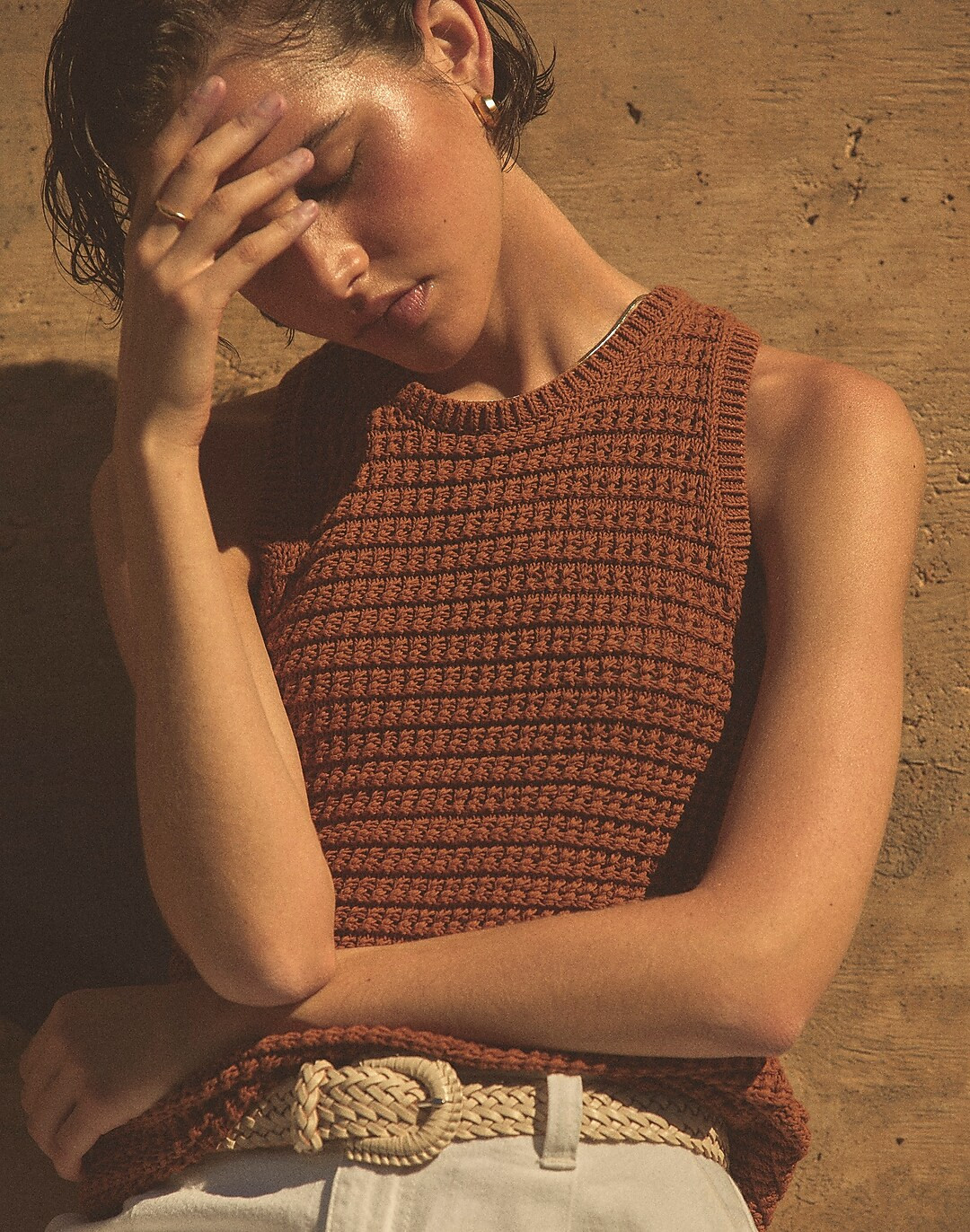 Woven Leather Belt | Madewell