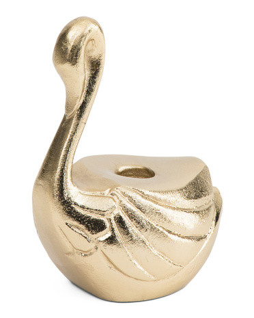 Swan Taper Candle Holder | TJ Maxx