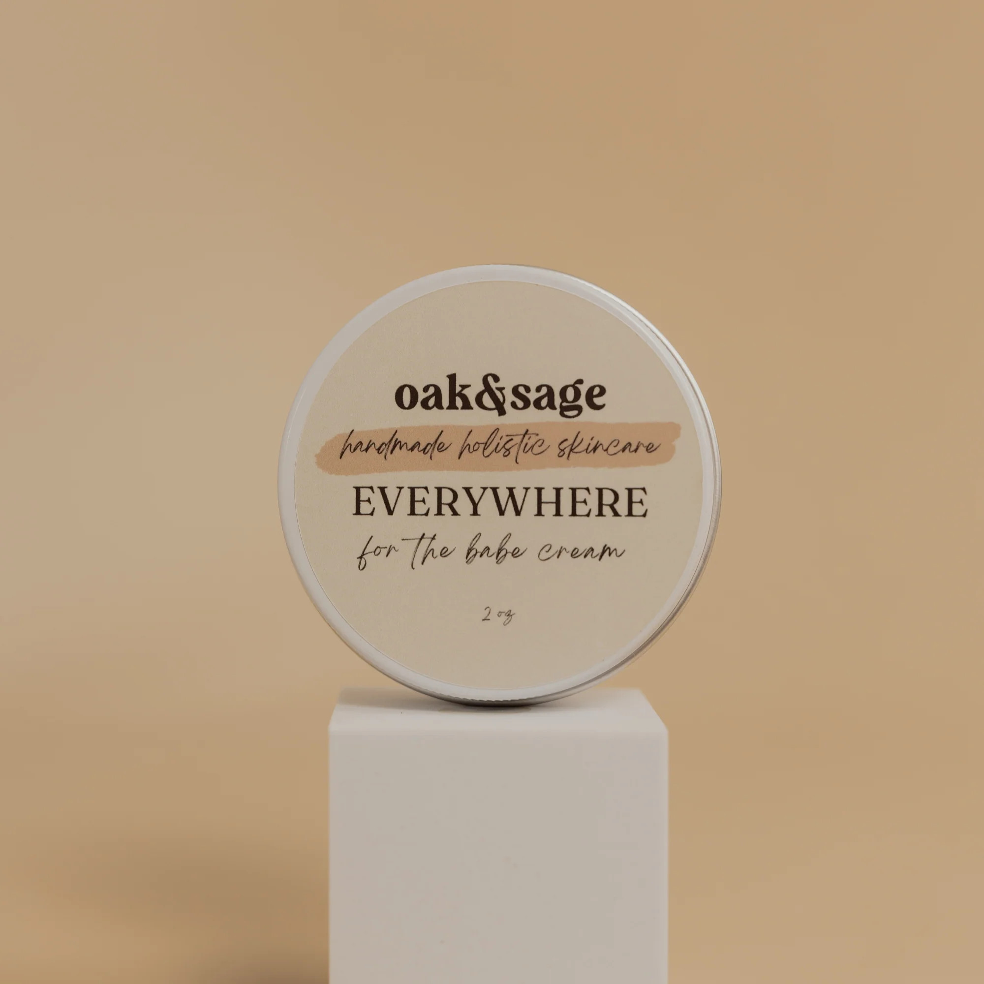 Everywhere Cream | Tallow + Jojoba All-Purpose Moisturizer | Oak & Sage