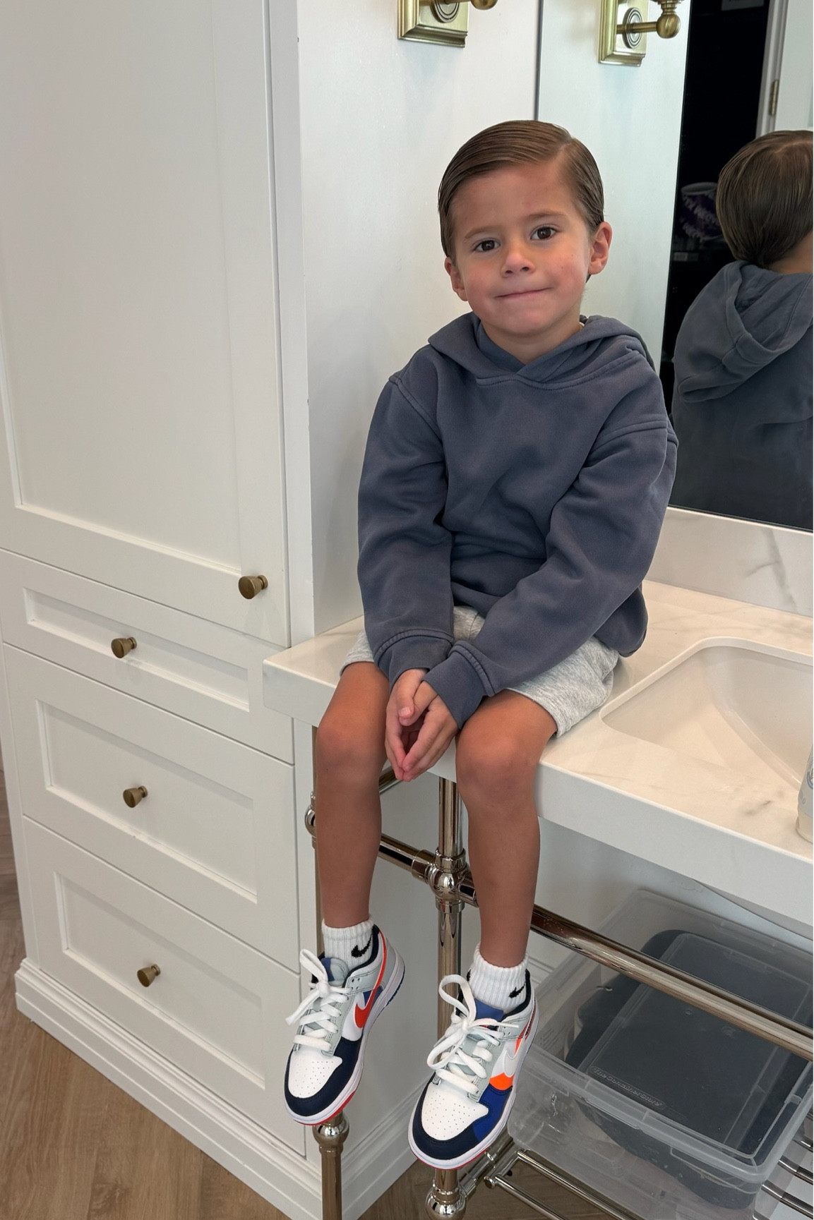 Love this little boys hoodie I found for Ollie so much, I got it in multiple colors! It’s under $15 and perfect for fall. I sized up to a 6/7 for him for a comfier oversized fit. There are cute matching sweatpants too

Little boy outfit, fall outfits, boys outfit, boys clothes, boys school clothes, toddler boy outfit, toddler boy fall outfit, boys sweatshirt, boys hoodie, Nike low dunk, boys sneakers, Nike, Walmart find, Walmart fashion, Christine Andrew 



#LTKFindsUnder50 #LTKStyleTip #LTKKids