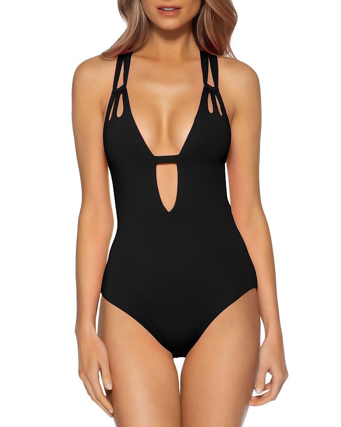 Color Code Plunge One Piece Swimsuit | Bloomingdale's (US)