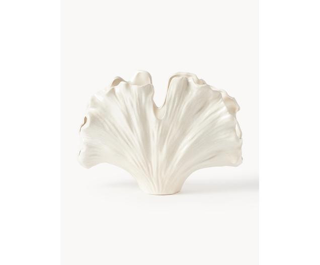 Vase Gingko in Muschel-Form, H 24 cm | Westwing EU