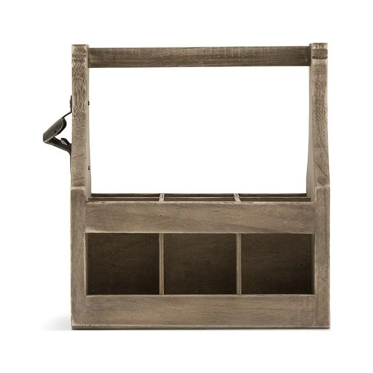 Weddingstar Wooden Beer Bottle Caddy With Opener - Walmart.com | Walmart (US)