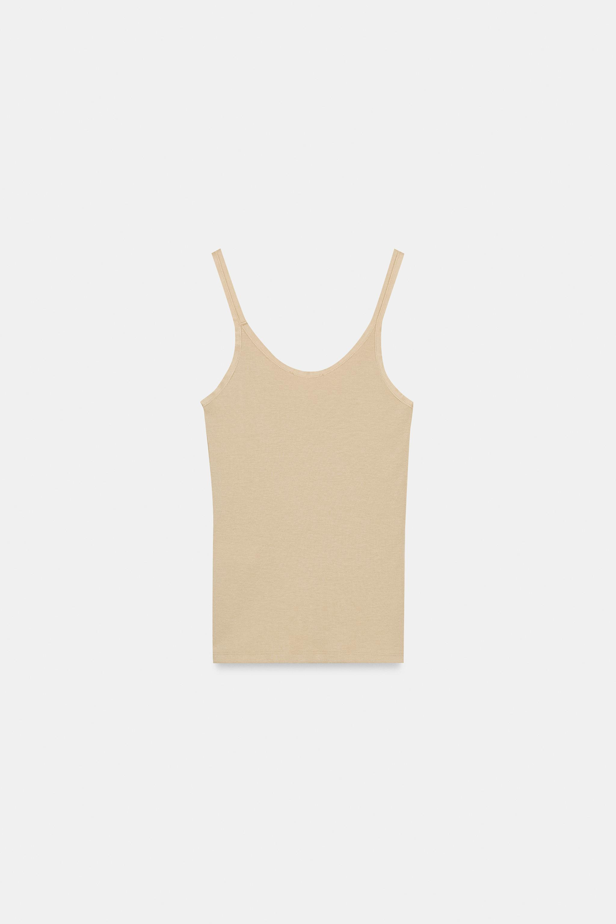 RIBBED VEST TOP | Zara UK