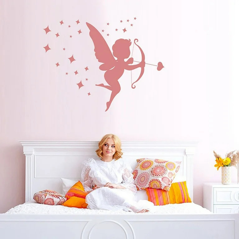 Valentines Decorations Sticker Room Decor Living Vinyl Wall For Kids Wall Cute Removable Room Hom... | Walmart (US)