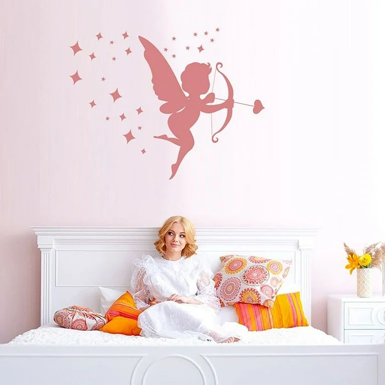 Valentines Decorations Sticker Room Decor Living Vinyl Wall For Kids Wall Cute Removable Room Hom... | Walmart (US)