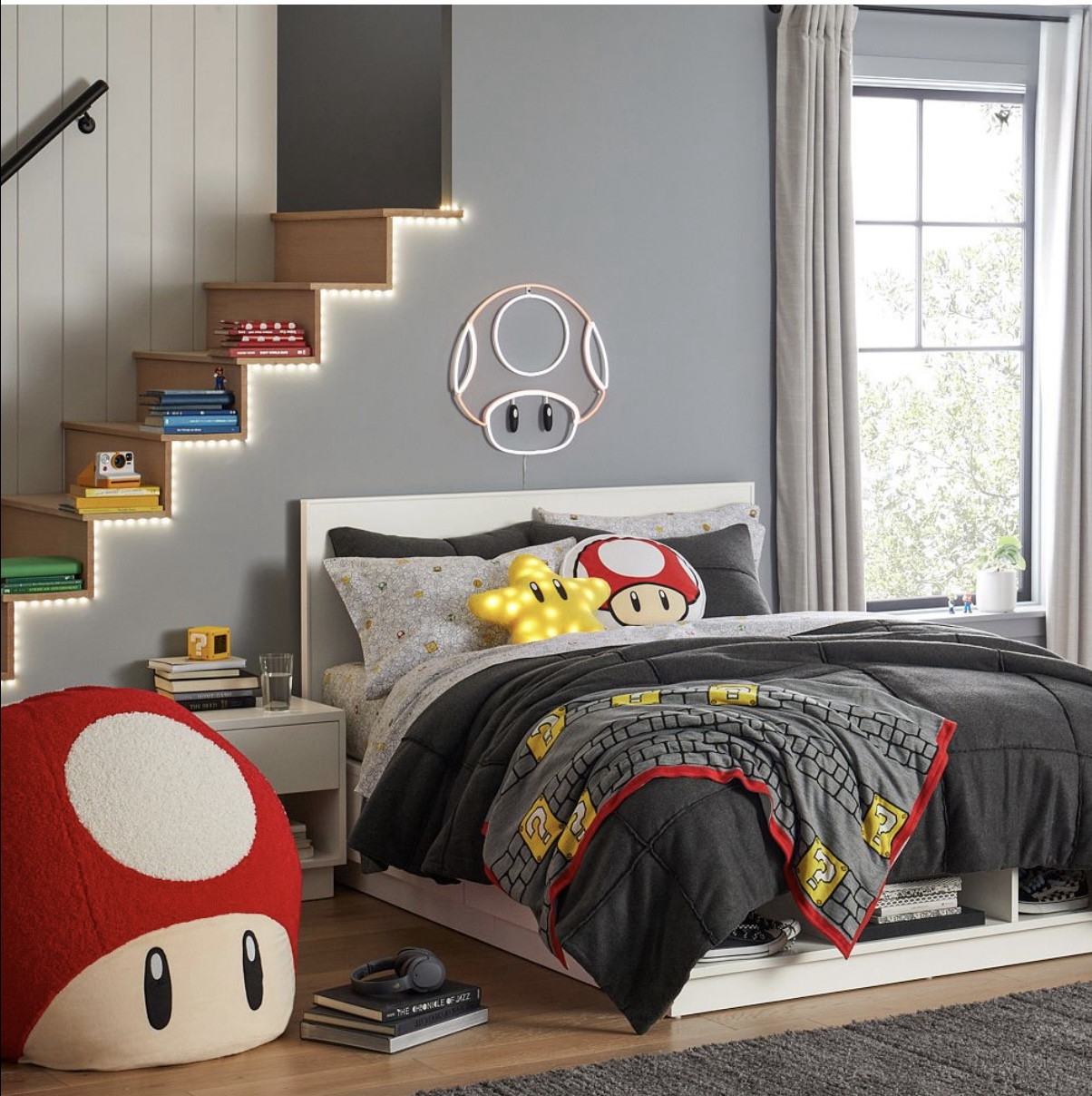 100% cotton percale bedding for your Mario obsessed boy! 🍄



#LTKHome