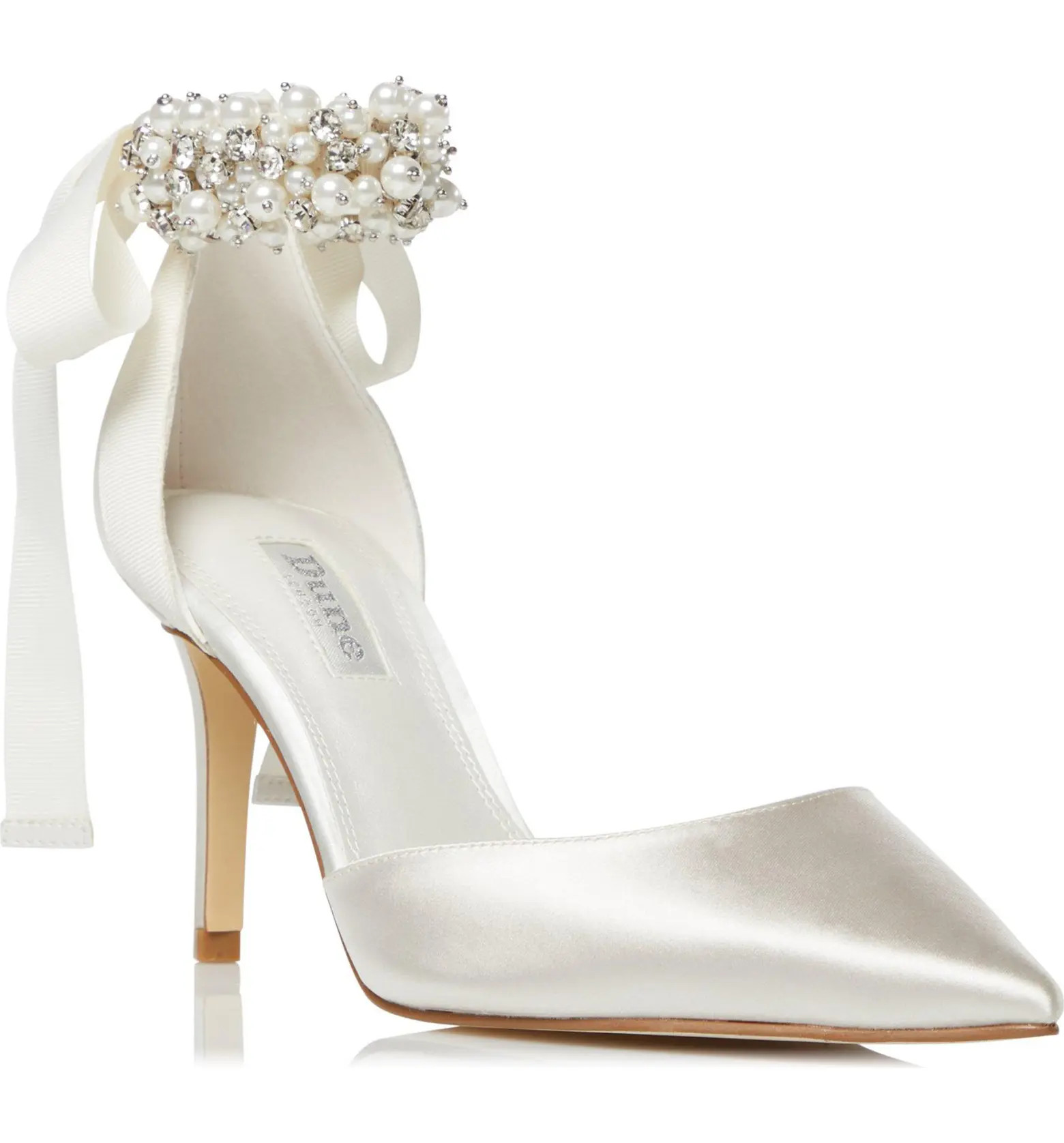 Clarettes Imitation Pearl Pointed Toe Pump (Women) | Nordstrom