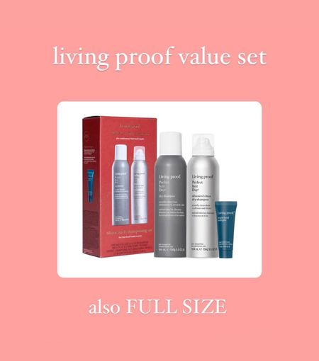 holy grail dry shampoo that is NEVER on sale! set is normally $83 but is on sale for $41 before sale code!

code: TIMETOSAVE

#LTKsalealert #LTKHolidaySale #LTKGiftGuide