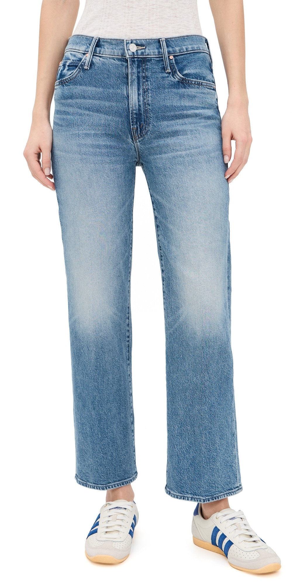 MOTHER The Kick It Ankle Jeans Birds Gone Wild 25 | Shopbop