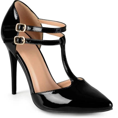 Brinley Co. Women's T-strap Classic Pumps | Walmart (US)